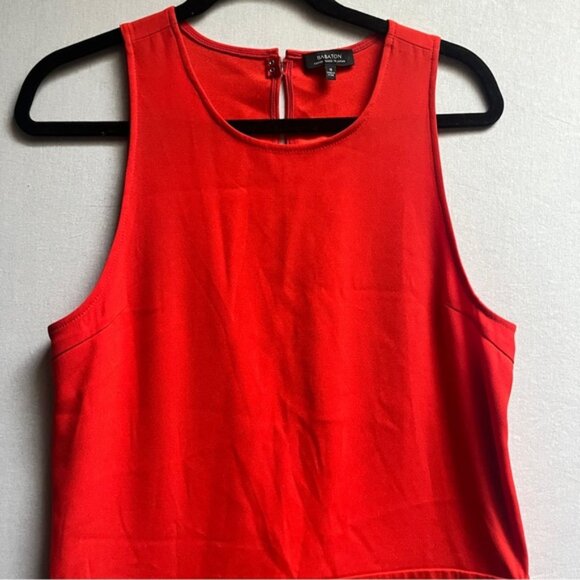 Babaton Red Sleeveless Jumpsuit - Picture 8 of 12